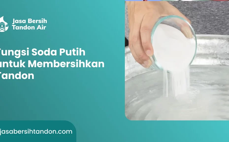 Fungsi Soda Putih untuk Membersihkan Tandon
