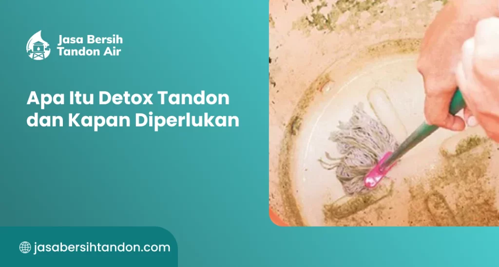 Apa Itu Detox Tandon dan Kapan Diperlukan