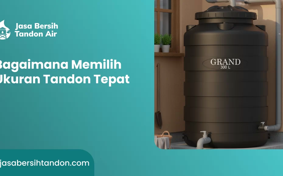 Bagaimana Memilih Ukuran Tandon Tepat