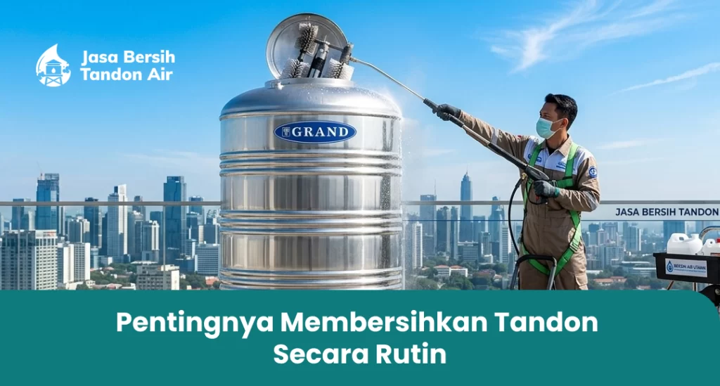 Pentingnya Membersihkan Tandon Secara Rutin