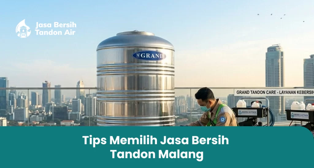 Tips Memilih Jasa Bersih Tandon Malang