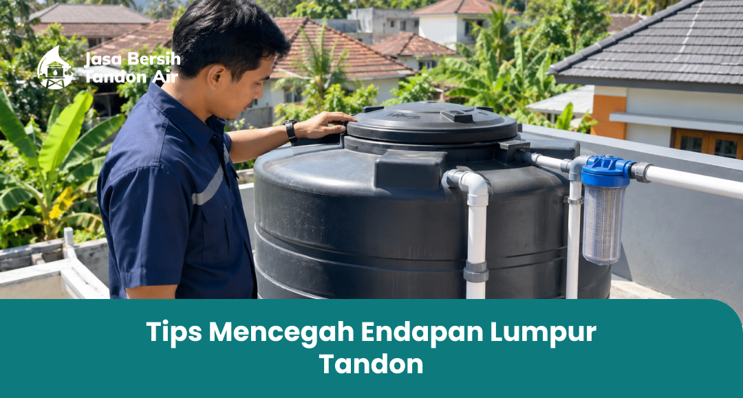 Tips Mencegah Endapan Lumpur Tandon