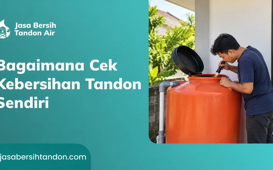 Bagaimana Cek Kebersihan Tandon Sendiri