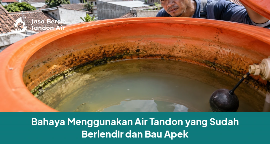 Bahaya Menggunakan Air Tandon yang Sudah Berlendir dan Bau Apek