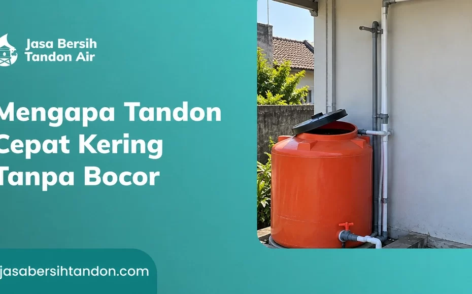 Mengapa Tandon Cepat Kering Tanpa Bocor