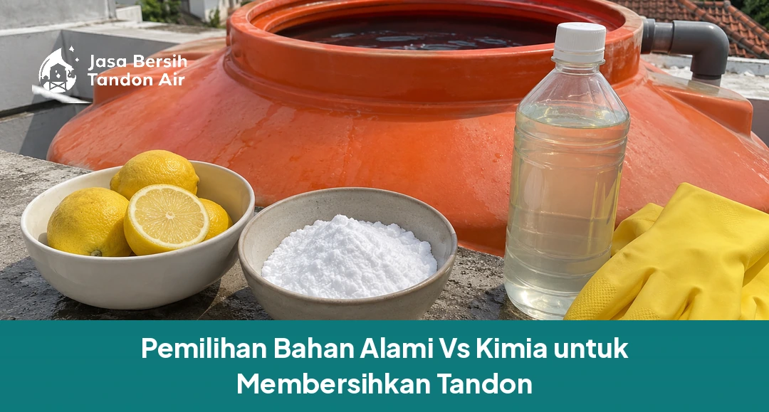 Pemilihan Bahan Alami Vs Kimia untuk Membersihkan Tandon