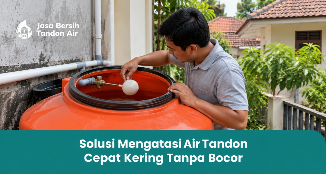 Solusi Mengatasi Air Tandon Cepat Kering Tanpa Bocor