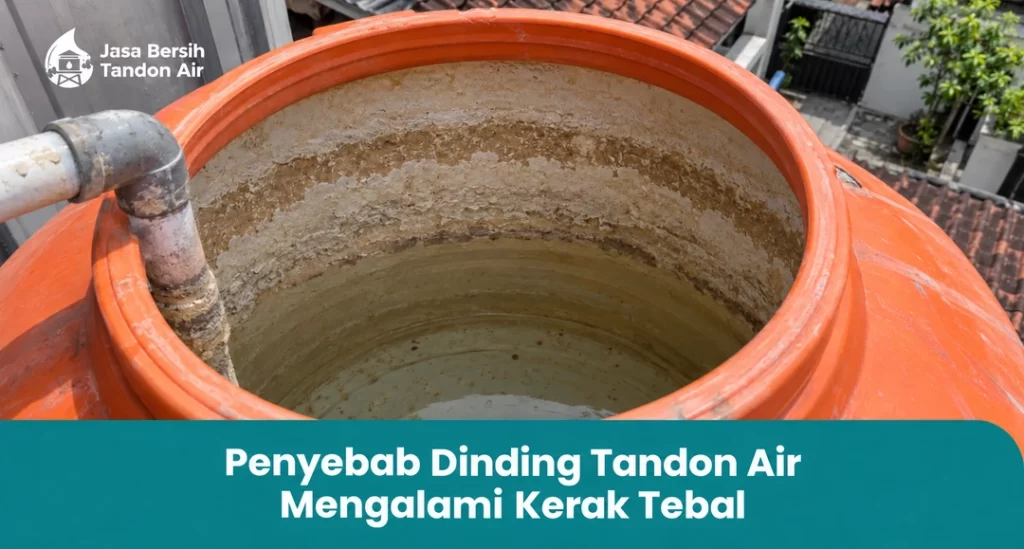 Penyebab Dinding Tandon Air Mengalami Kerak Tebal